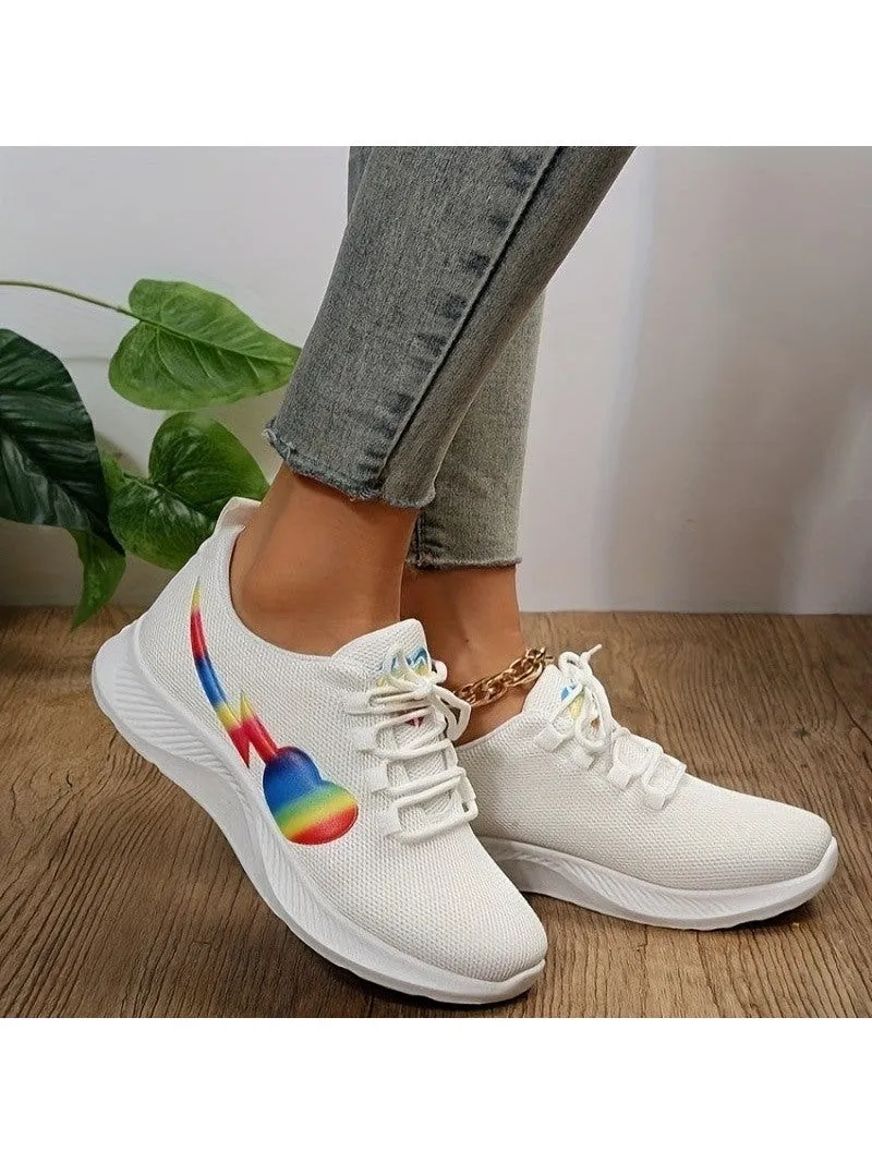 Mesh Lace-Up Sneakers