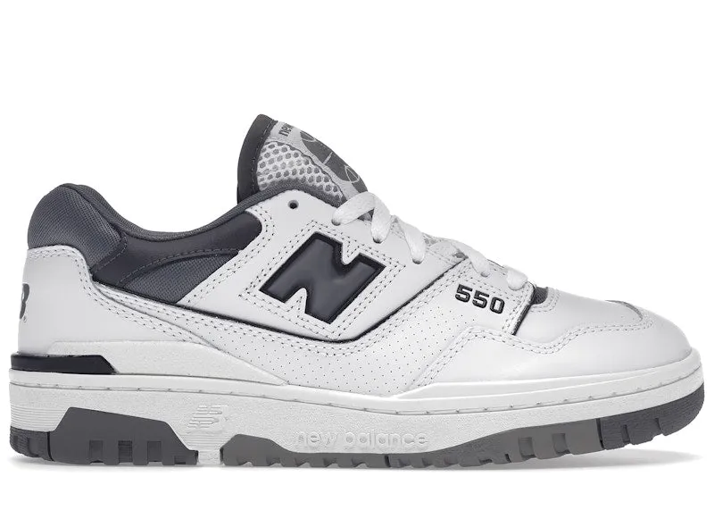 New Balance 550 White Grey Dark Grey