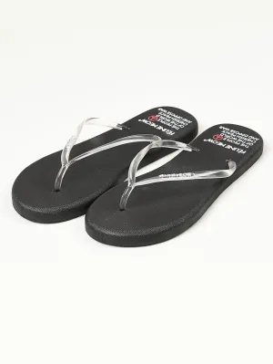 Plain Flip Flops - Black