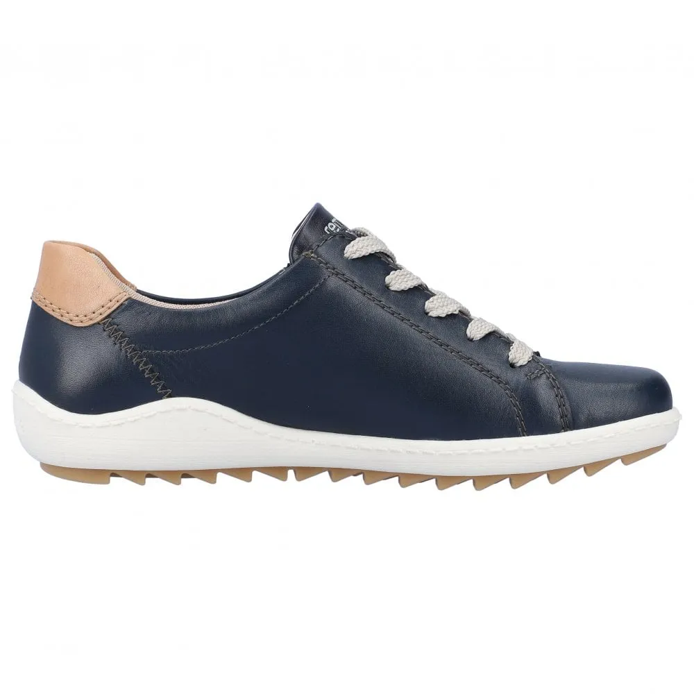 Remonte R1432-14 Blue Combination Womens Casual Comfort Leather Shoes