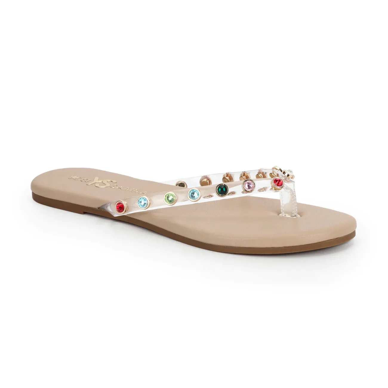 Rivington Multi Color Studded Sandal | YOSI SAMRA