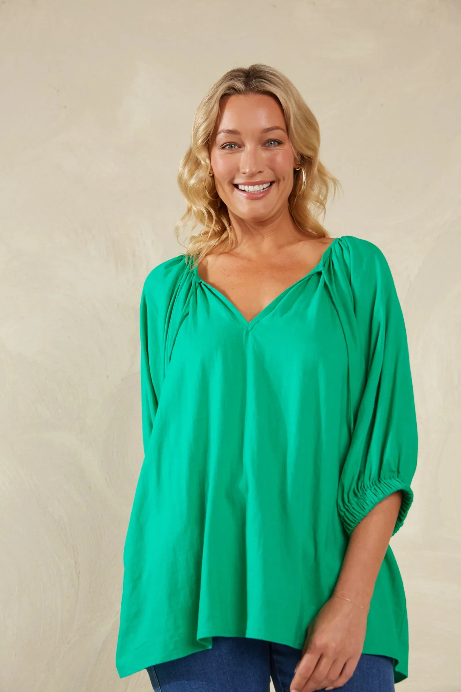 Sardinia Relaxed Blouse/ONE SIZE