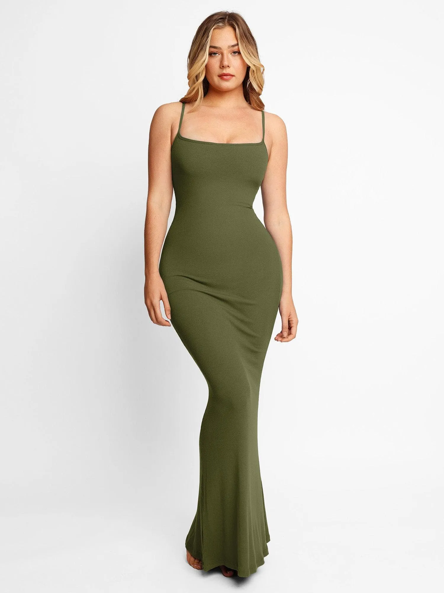 Shapewear Modal Slimming Maxi Slip Dress For Insiders