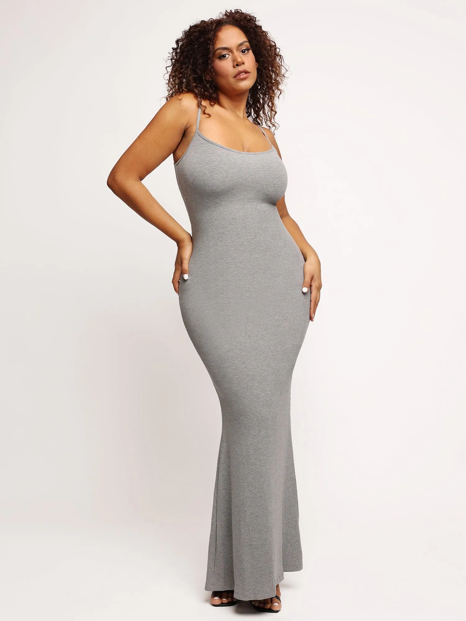 Shapewear Modal Slimming Maxi Slip Dress For Insiders