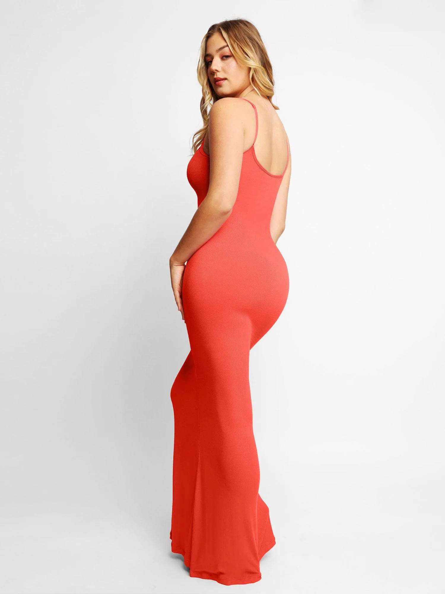 Shapewear Modal Slimming Maxi Slip Dress For Insiders