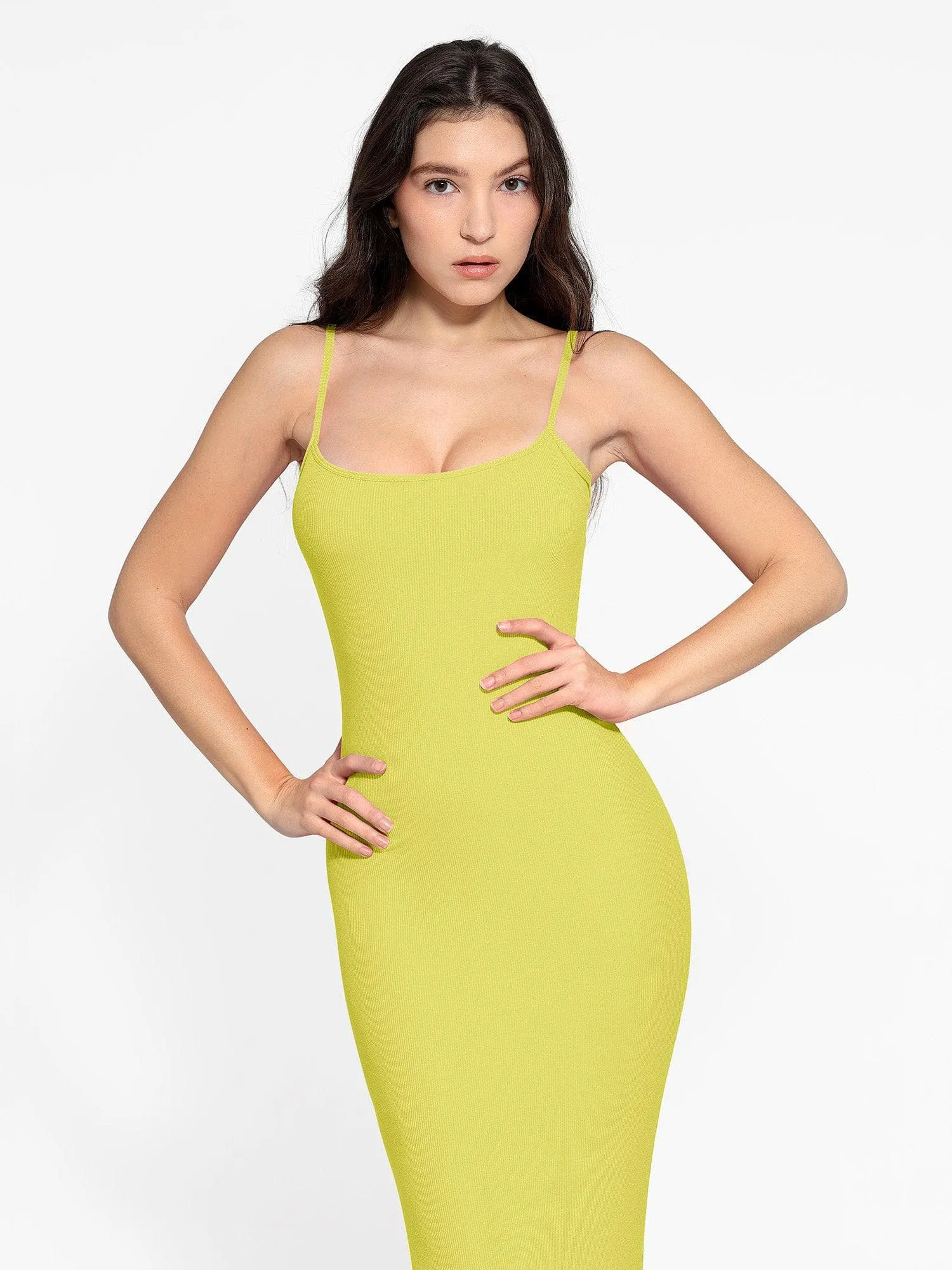 Shapewear Modal Slimming Maxi Slip Dress For Insiders