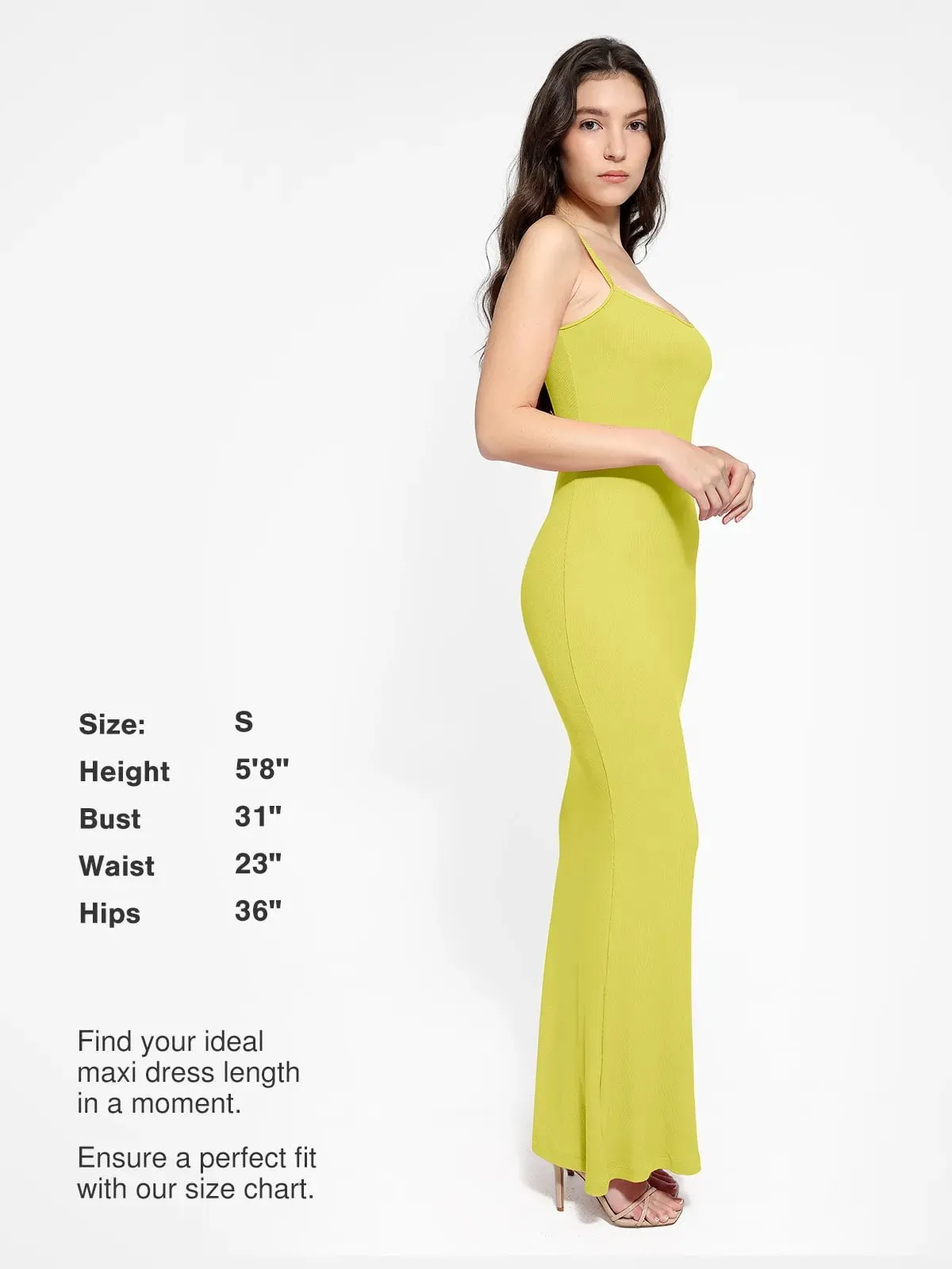 Shapewear Modal Slimming Maxi Slip Dress