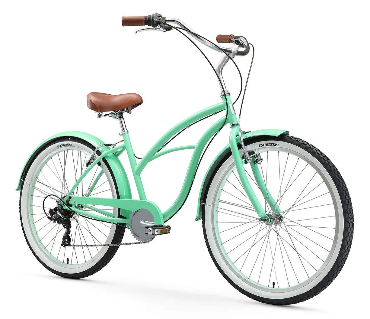 sixthreezero Serenity Women's 26" 7 Speed Beach Cruiser Bicycle