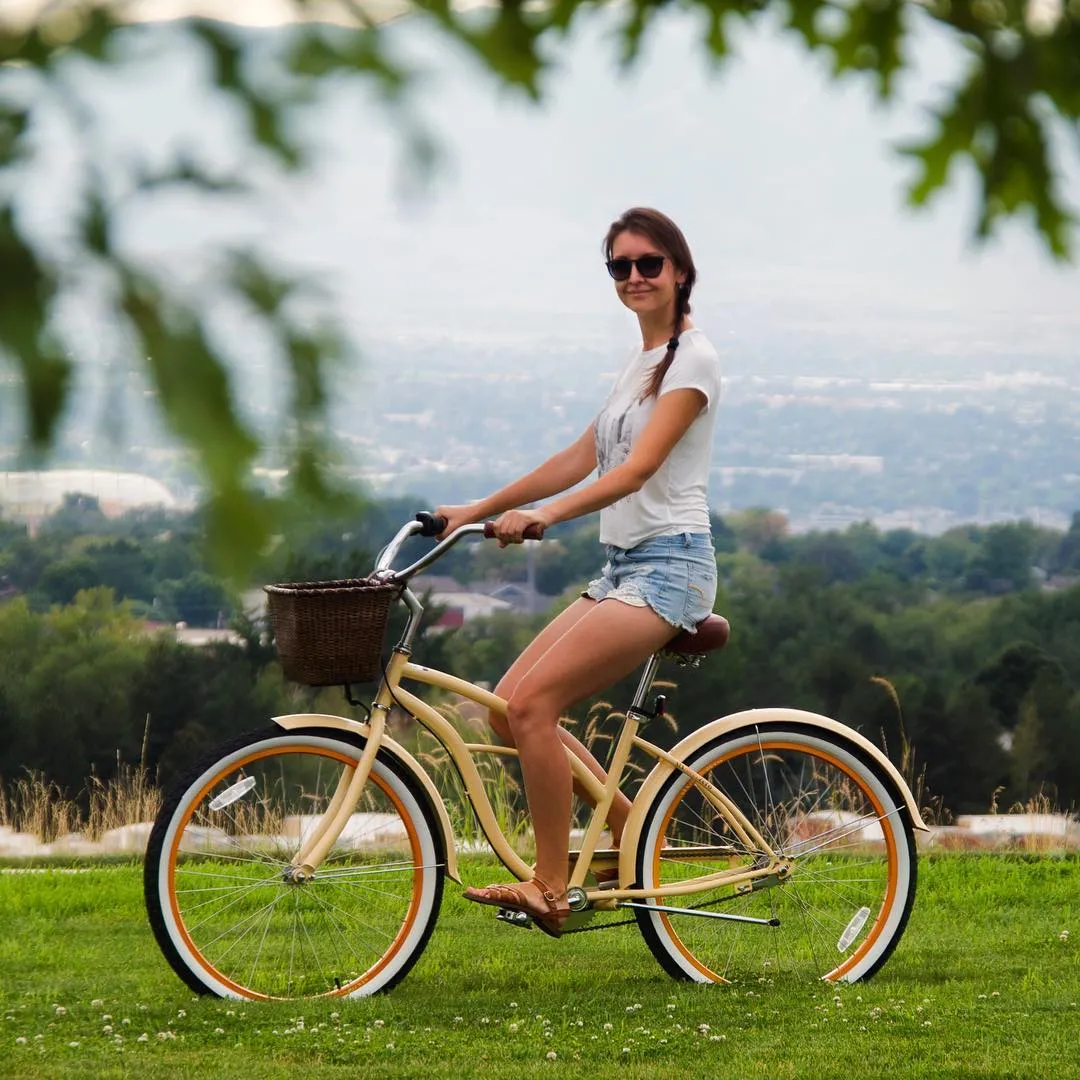 sixthreezero Teal Women's 26" 7 Speed Beach Cruiser Bicycle