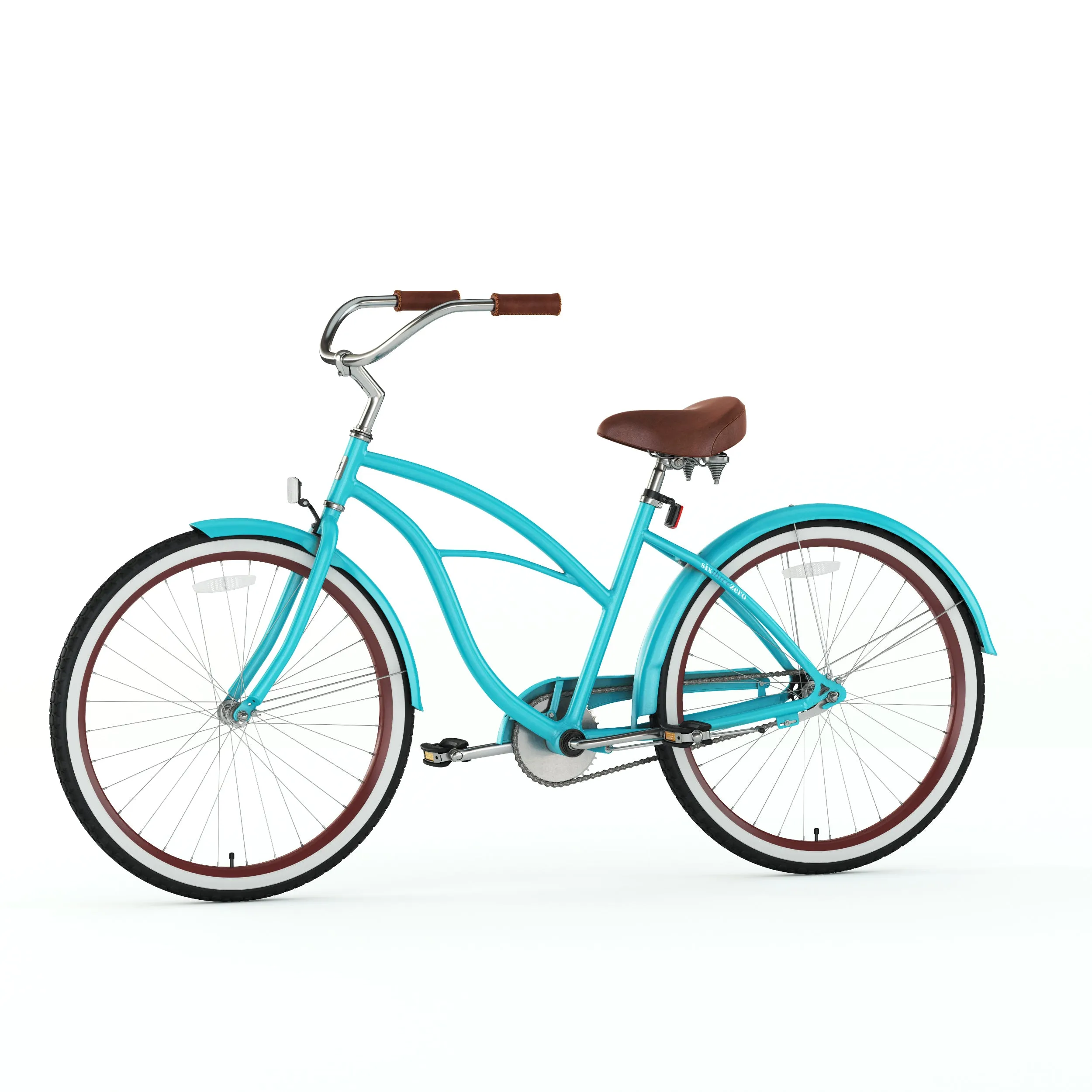 sixthreezero Teal Women's 26" 7 Speed Beach Cruiser Bicycle