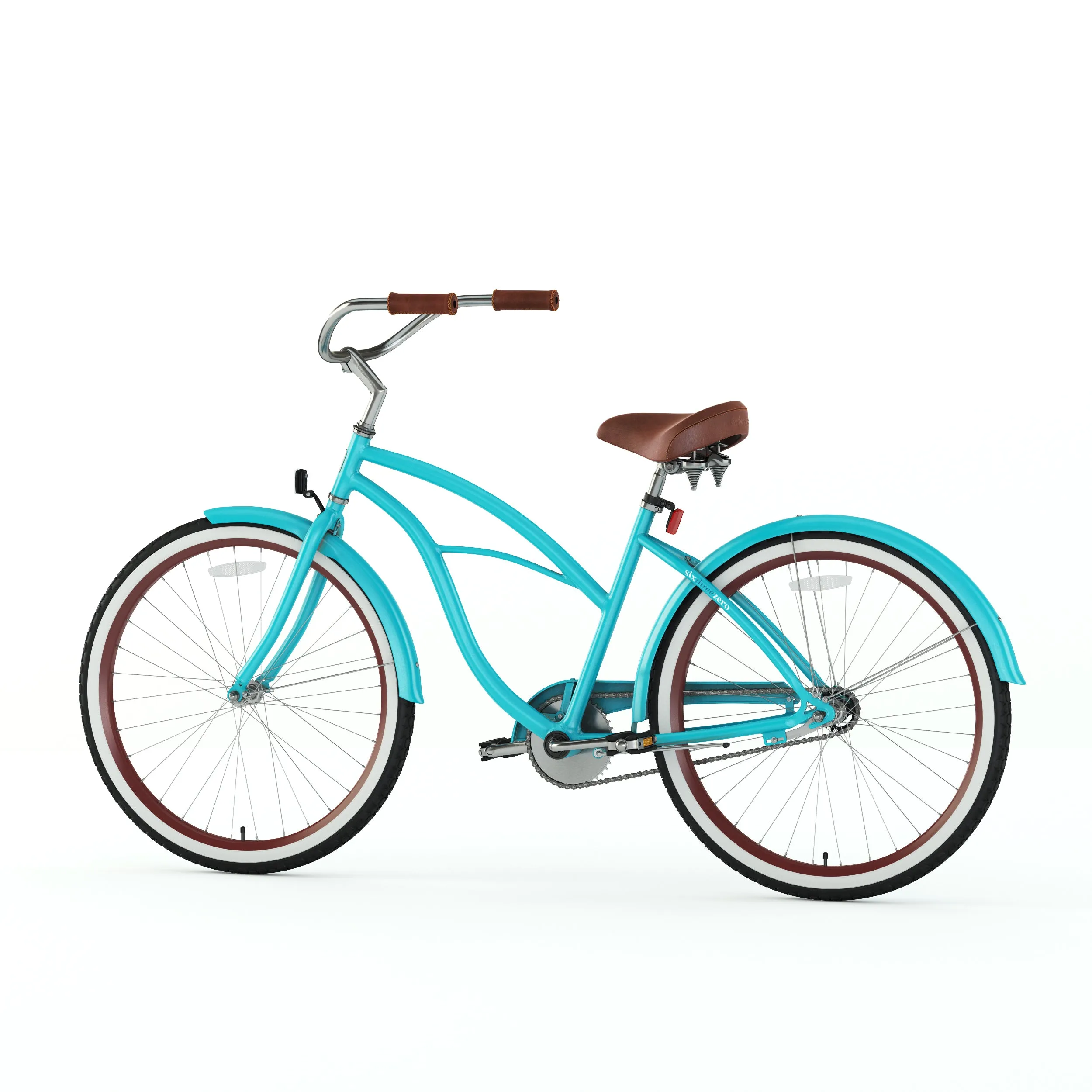 sixthreezero Teal Women's 26" 7 Speed Beach Cruiser Bicycle