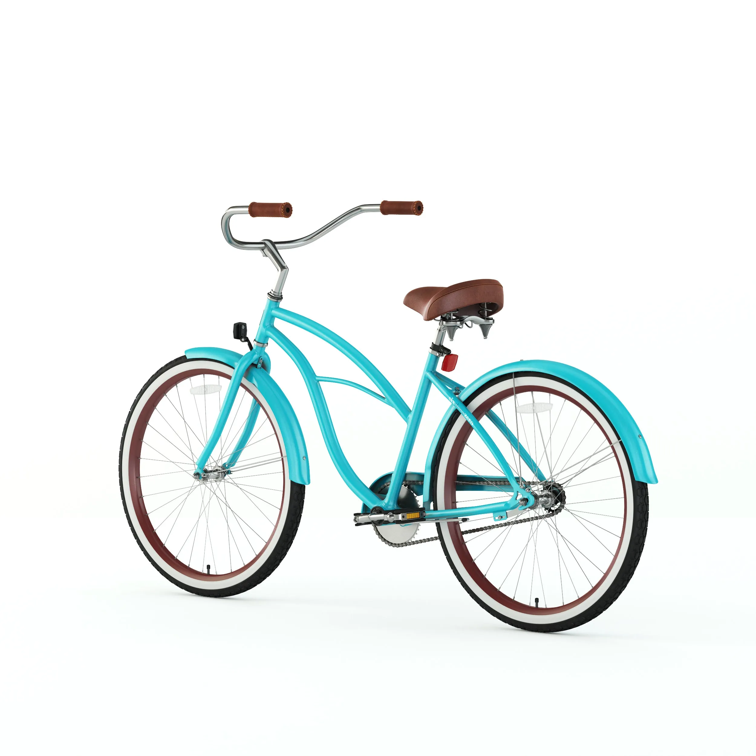 sixthreezero Teal Women's 26" 7 Speed Beach Cruiser Bicycle