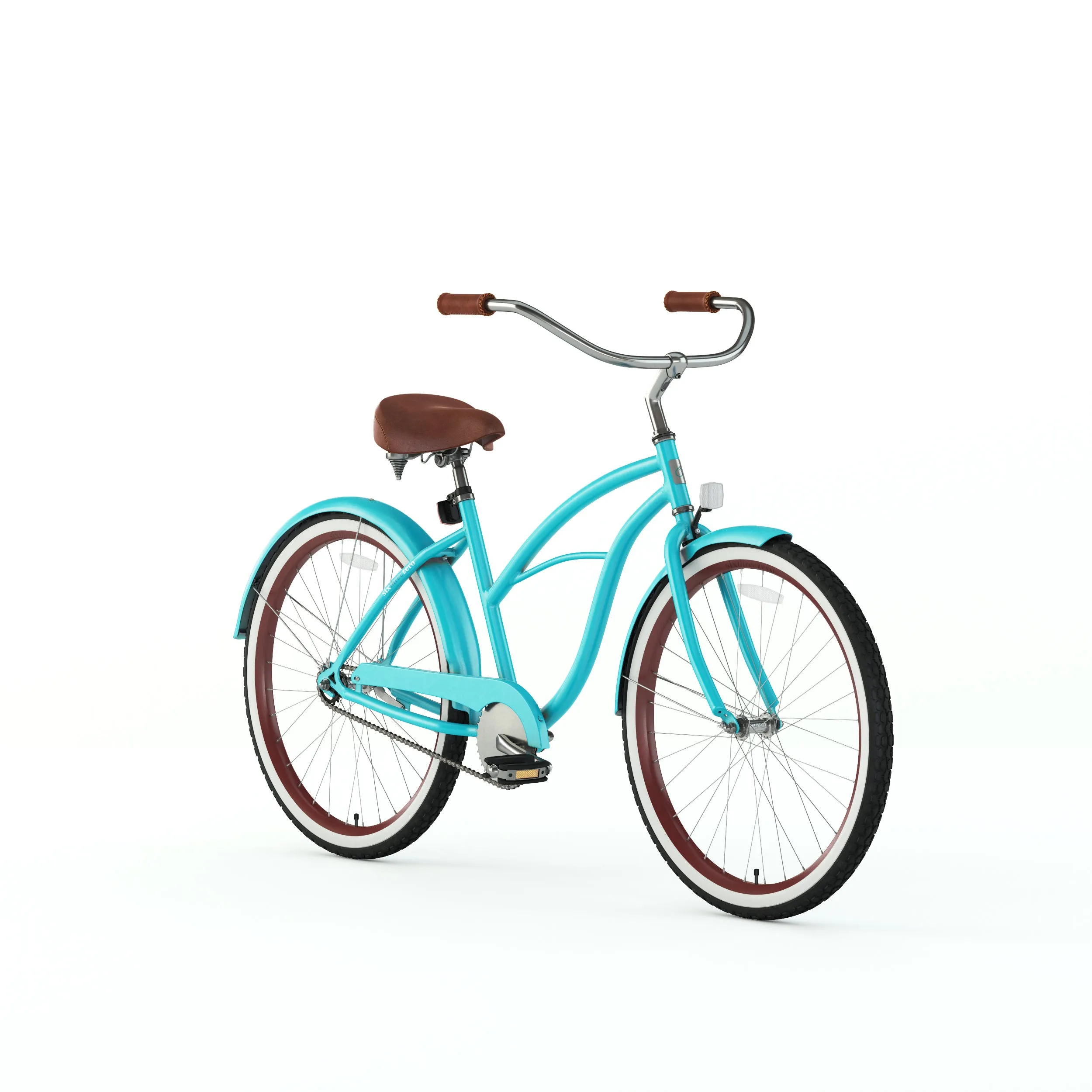 sixthreezero Teal Women's 26" 7 Speed Beach Cruiser Bicycle