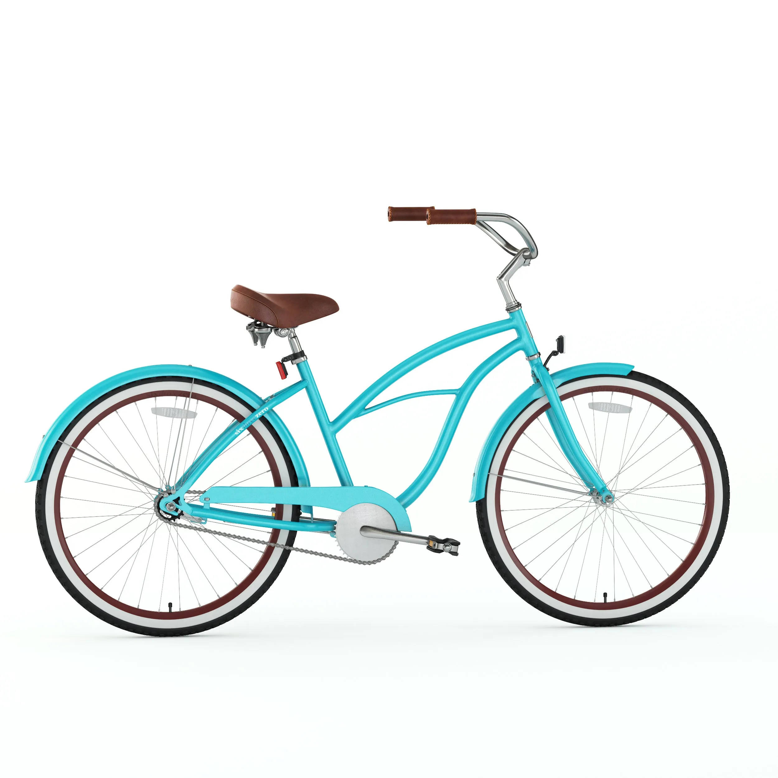 sixthreezero Teal Women's 26" 7 Speed Beach Cruiser Bicycle