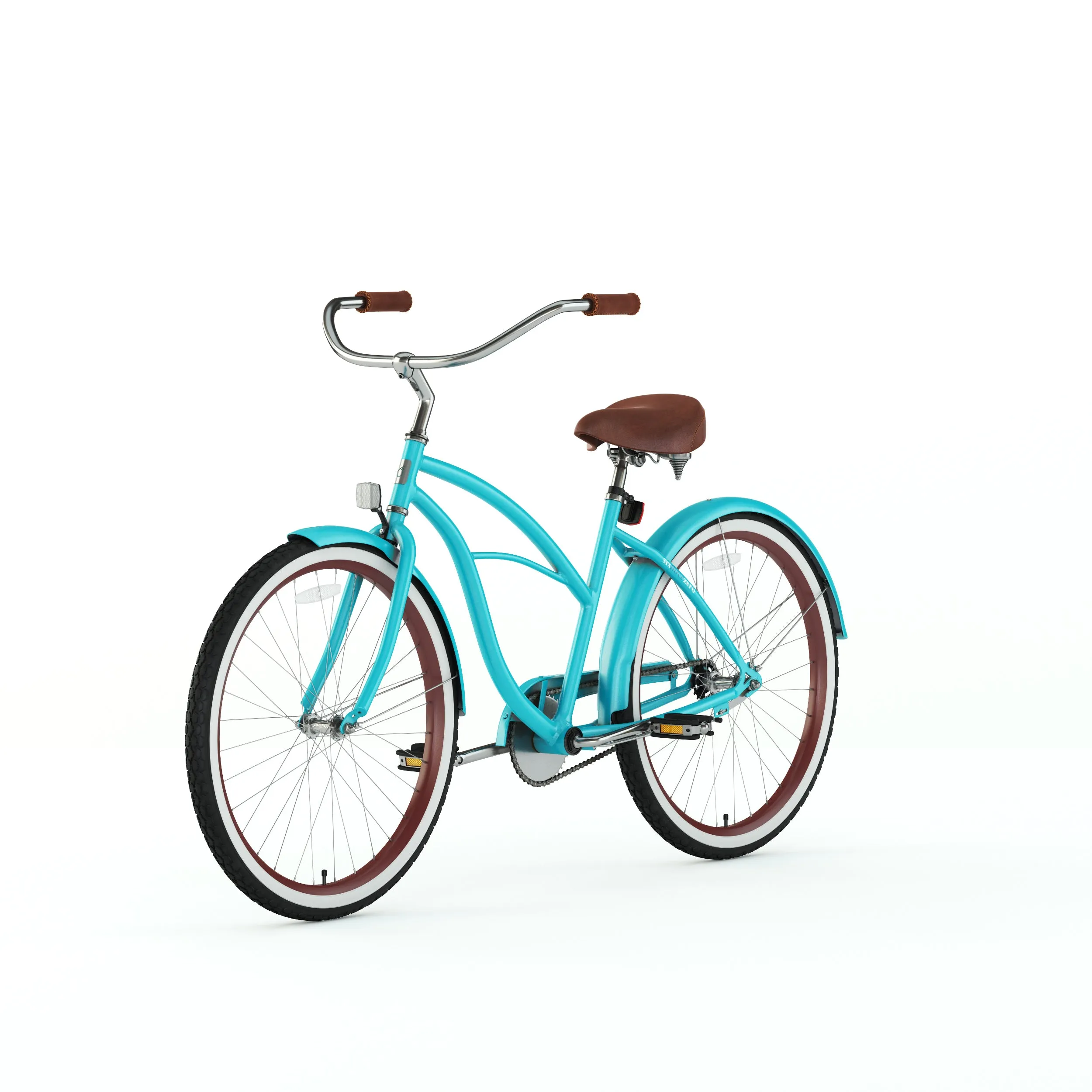 sixthreezero Teal Women's 26" 7 Speed Beach Cruiser Bicycle