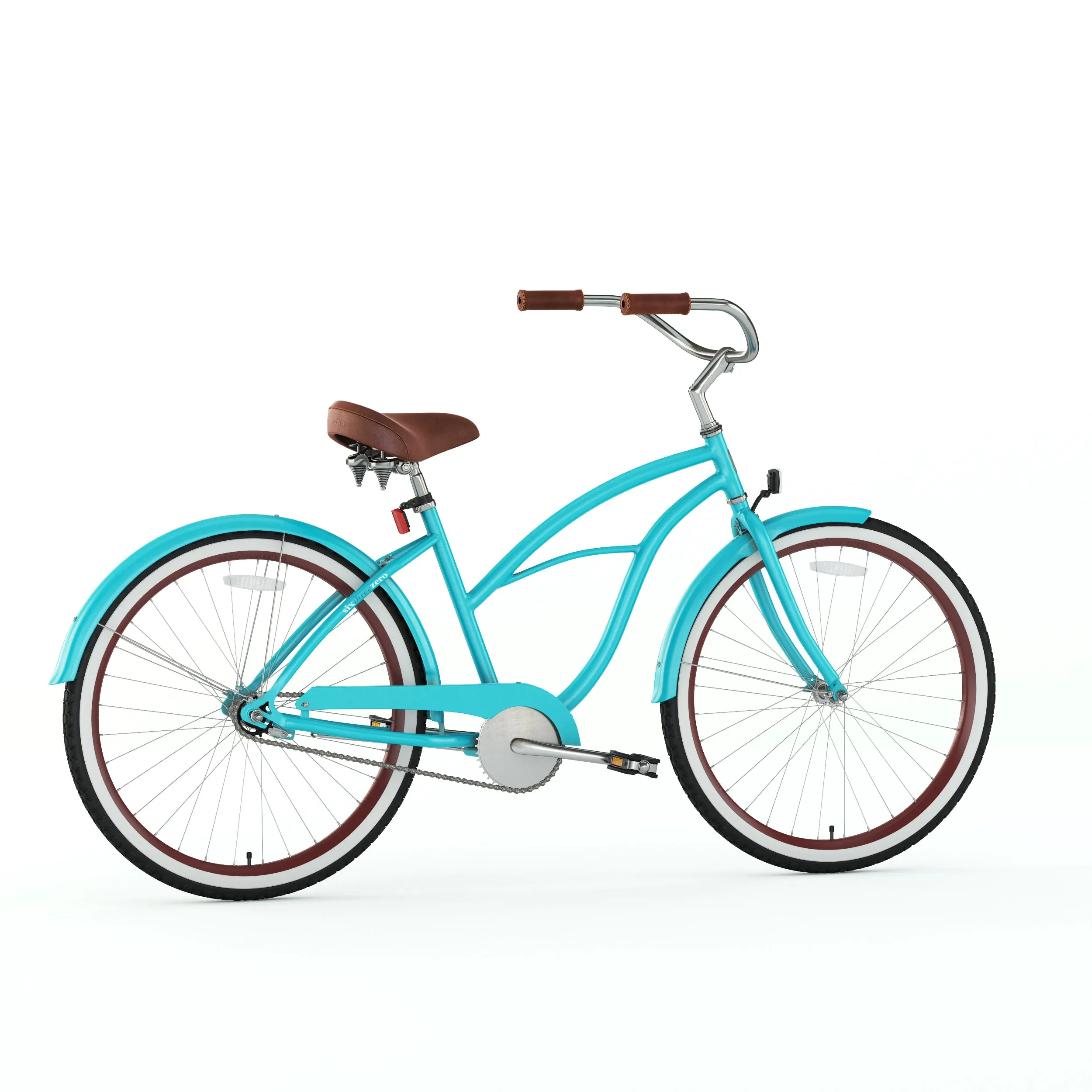 sixthreezero Teal Women's 26" 7 Speed Beach Cruiser Bicycle