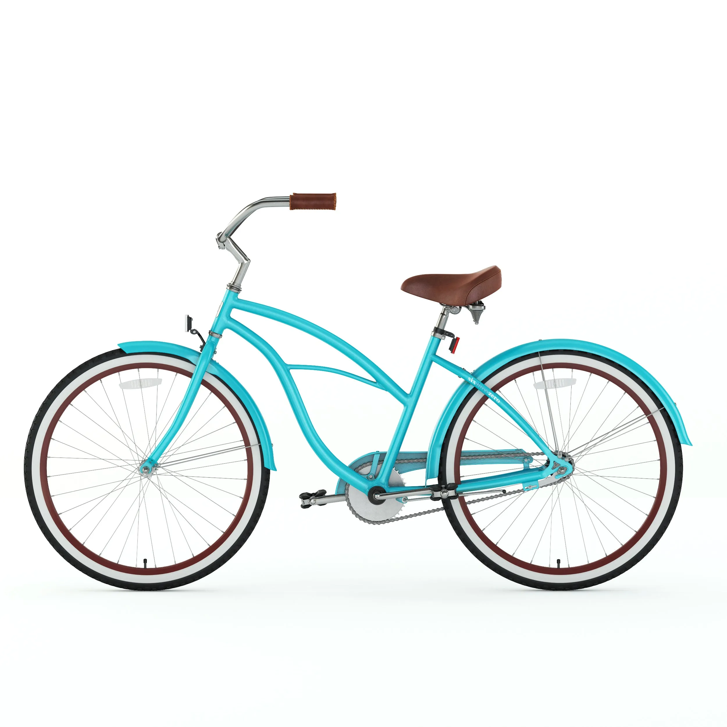 sixthreezero Teal Women's 26" 7 Speed Beach Cruiser Bicycle