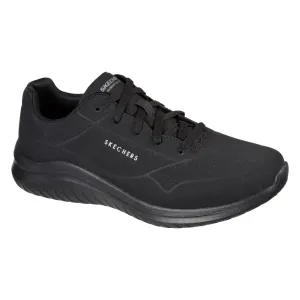 Skechers Mens Ultra Flex 2.0 Vicinity 232209-BBK Black Lace Up Shoe