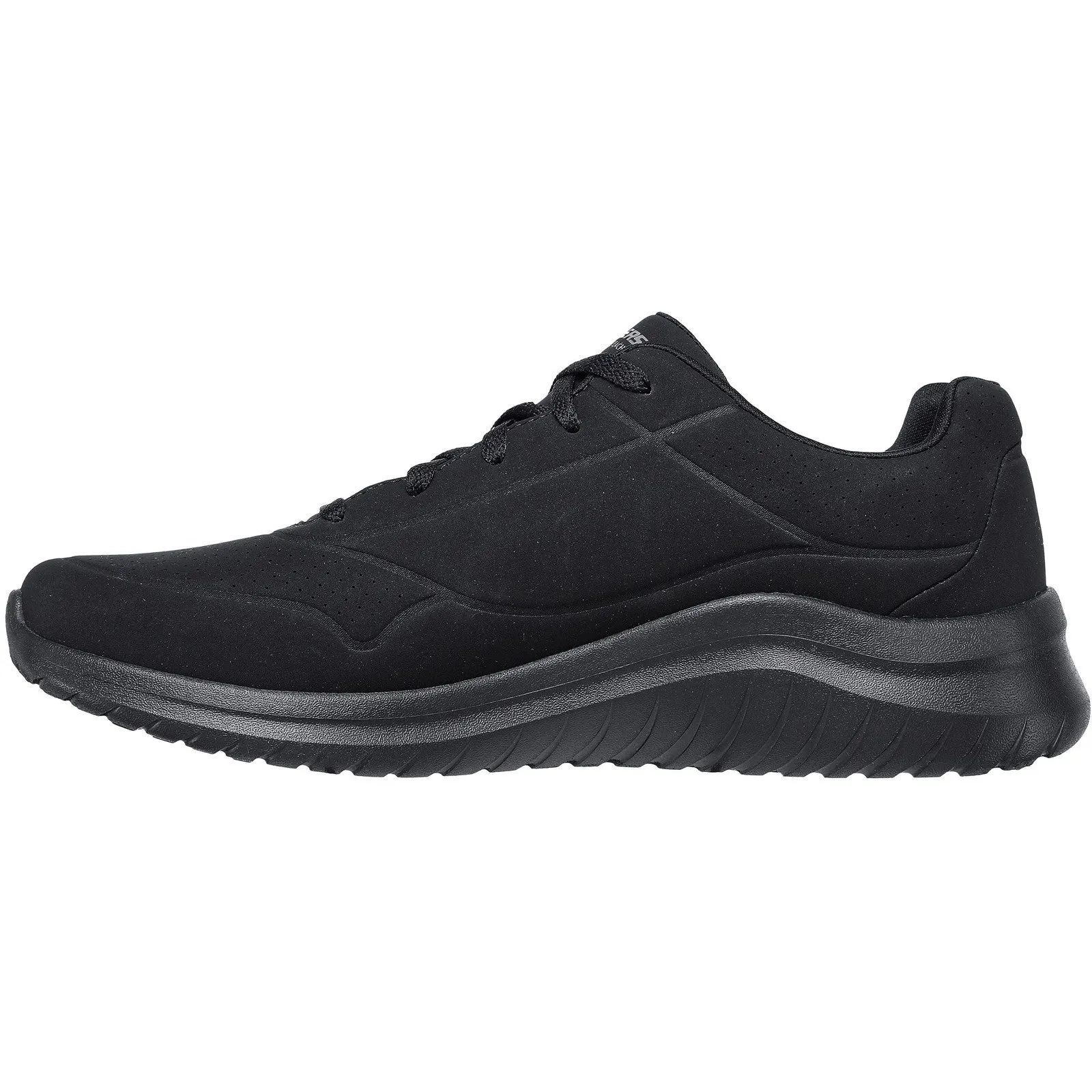 Skechers Mens Ultra Flex 2.0 Vicinity 232209-BBK Black Lace Up Shoe