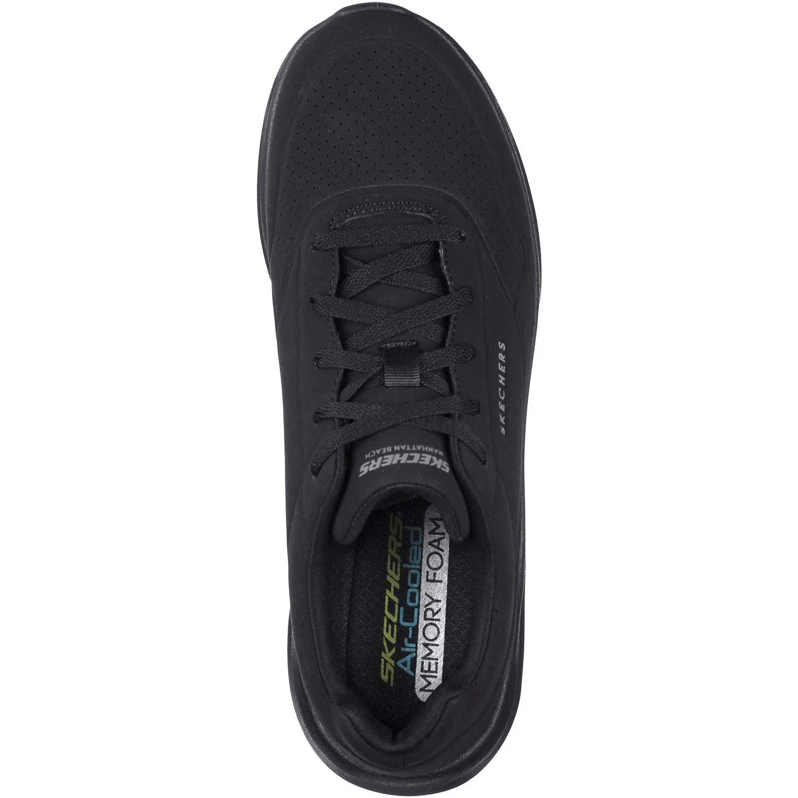 Skechers Mens Ultra Flex 2.0 Vicinity 232209-BBK Black Lace Up Shoe