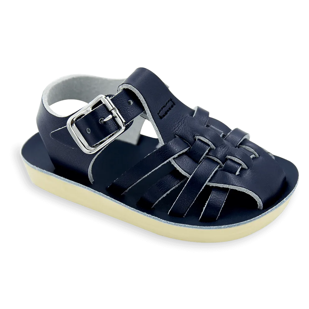 Sun San Little Kid's Sailor Sandal - Navy 4207