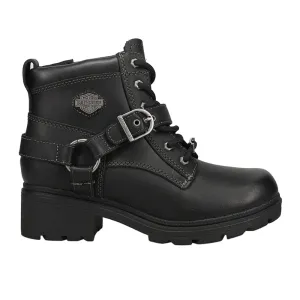 Tegan Round Toe Motorcycle Boots