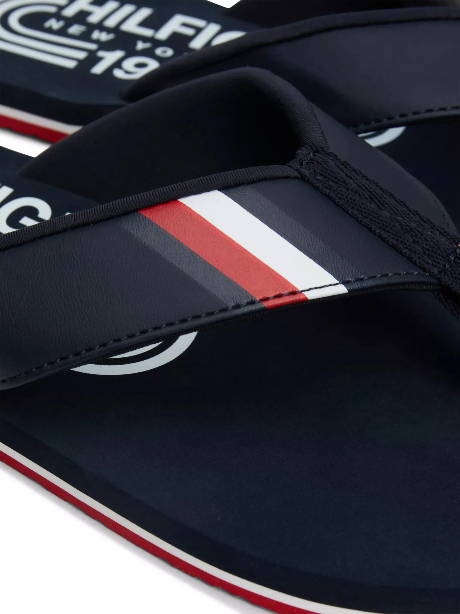 Tommy Hilfiger RWB Padded Strap Flip Flops