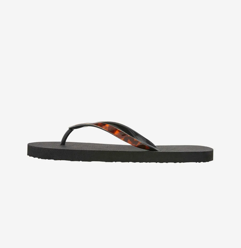 Tortoiseshell Eva Thong Flip Flops