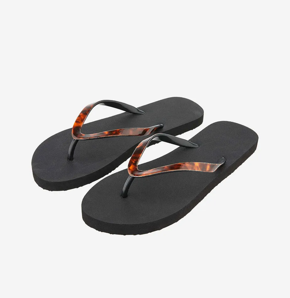 Tortoiseshell Eva Thong Flip Flops