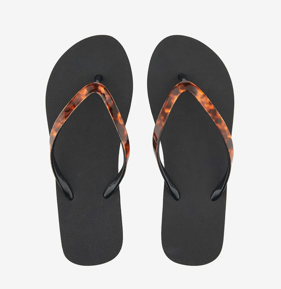 Tortoiseshell Eva Thong Flip Flops