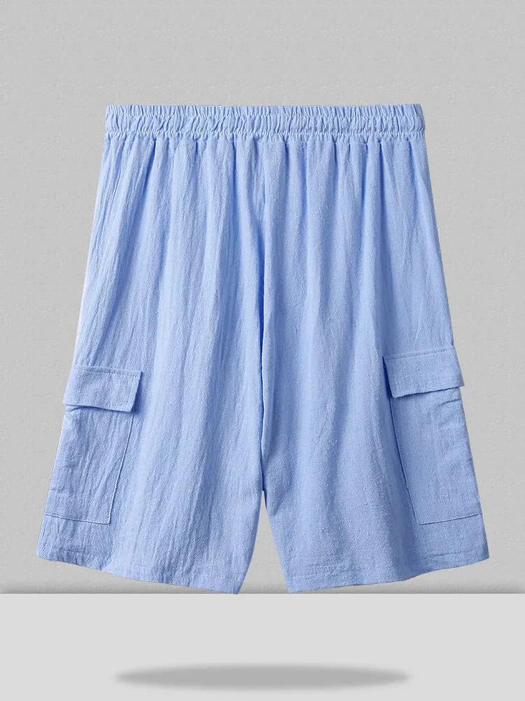 Vacation Cotton Short with Pockets