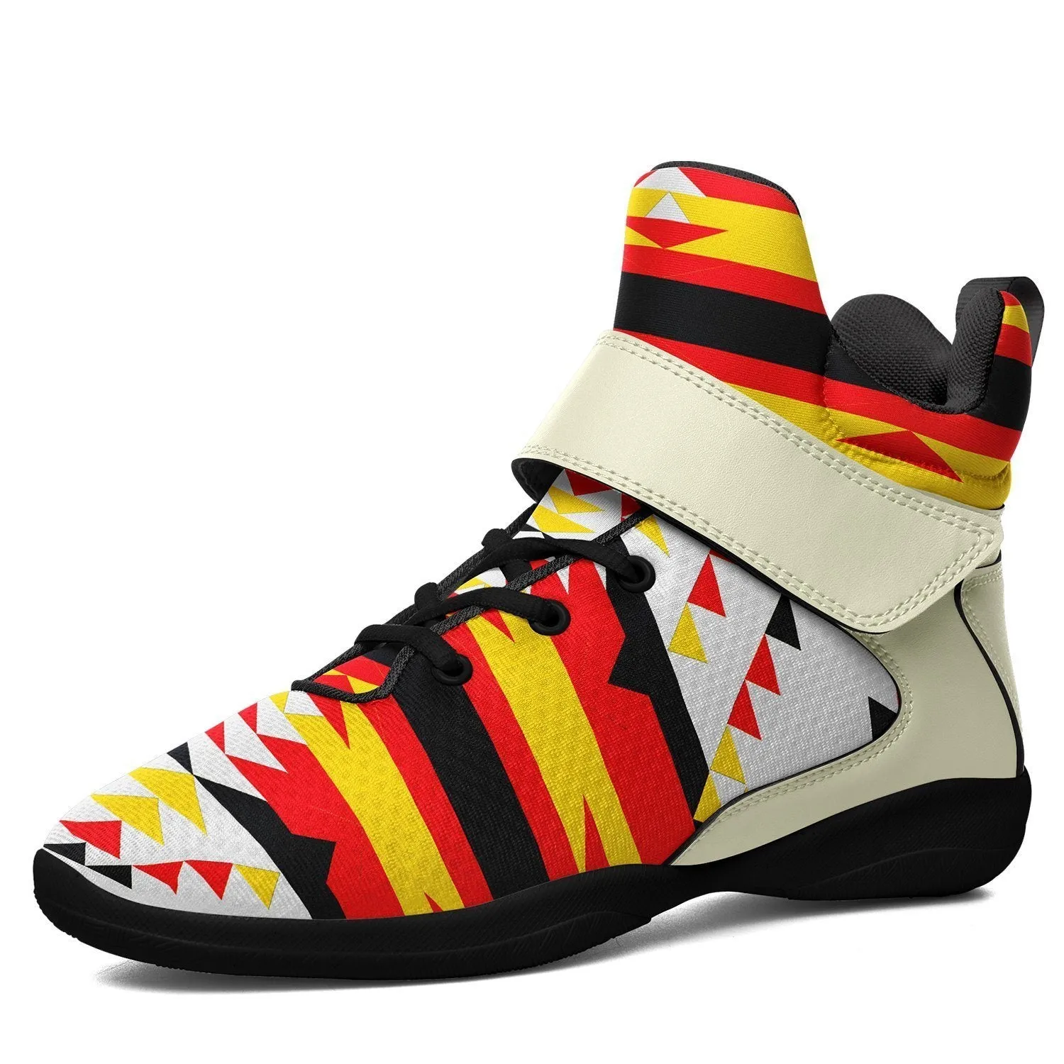 Visions of Peace Directions Ipottaa Basketball / Sport High Top Shoes - Black Sole