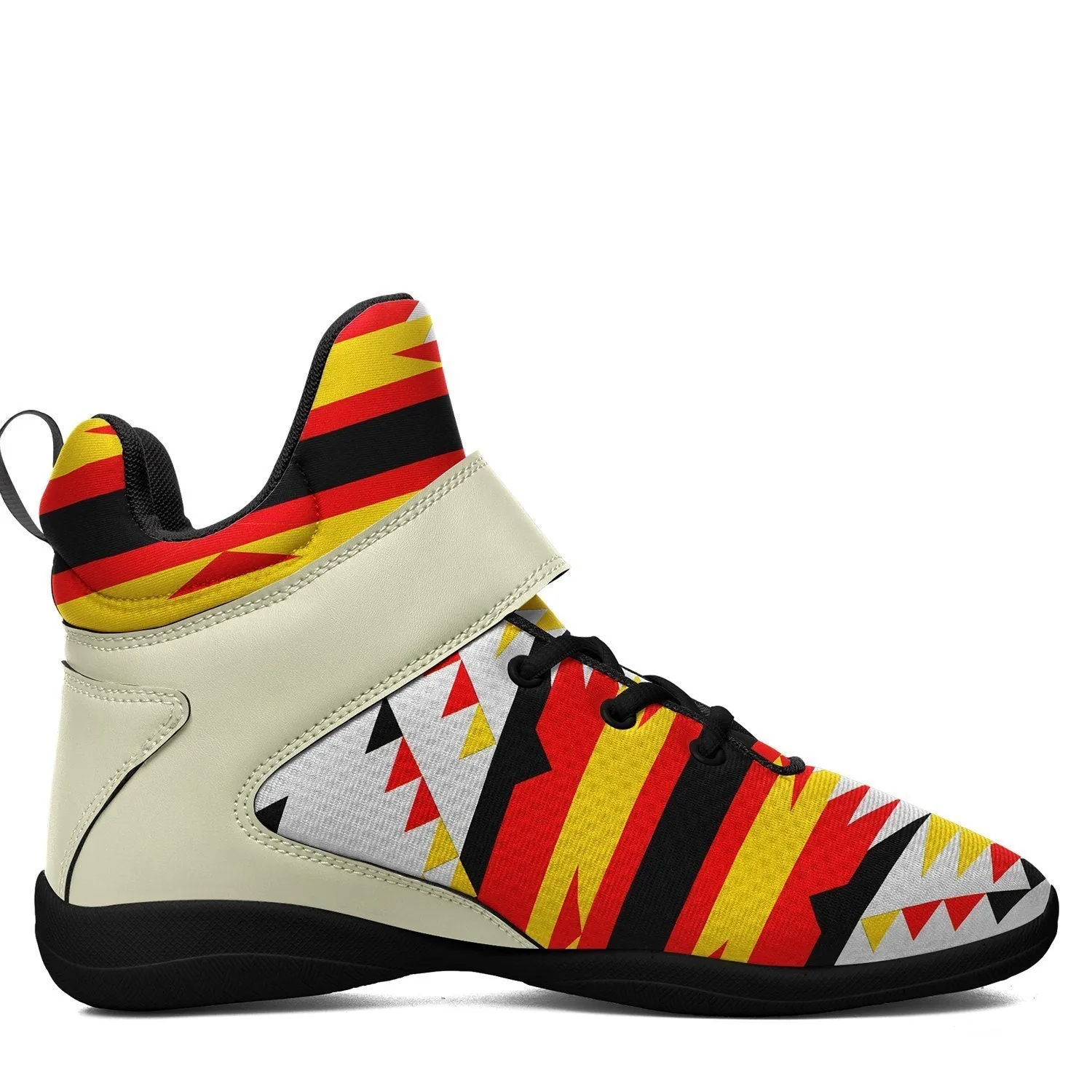 Visions of Peace Directions Ipottaa Basketball / Sport High Top Shoes - Black Sole