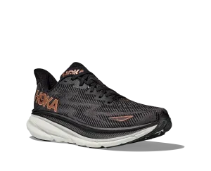 Women's Hoka Clifton 9 Color: Black/Copper