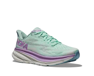 Women's Hoka Clifton 9 Color: Sunlit Ocean / Lilac Mist