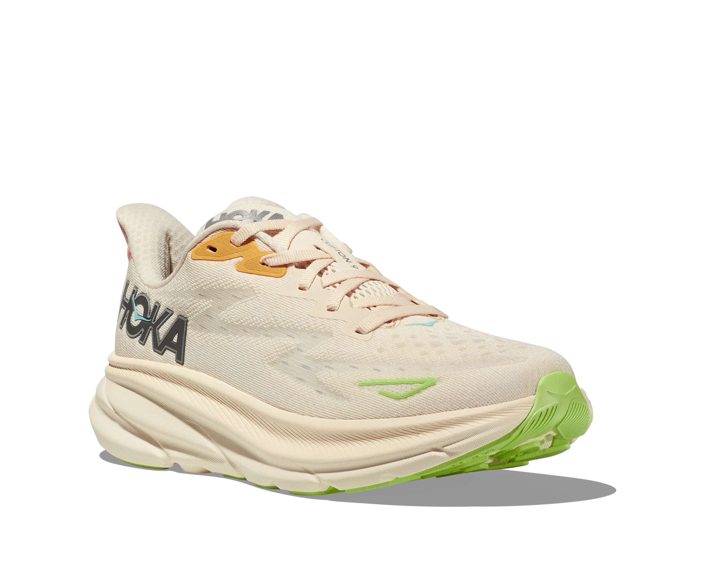 Women's Hoka Clifton 9 Color: Vanilla / Astral