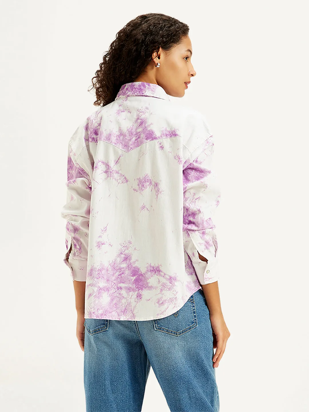 Women's Printed Oversized Shirt